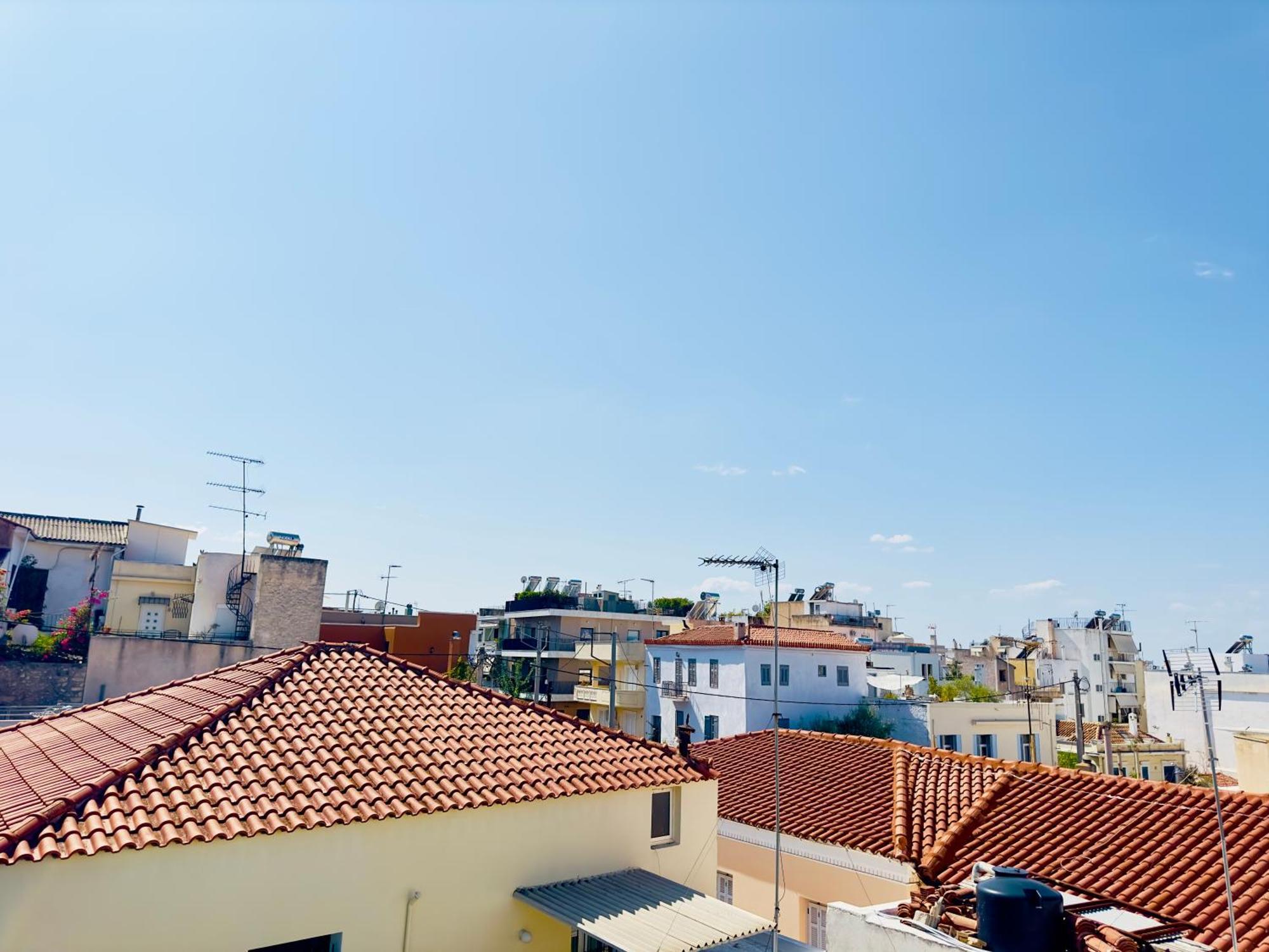 Yuna Penthouse, 100Sqm Private Rooftop Terrasse, Acropolis By Foot Athen Exterior foto