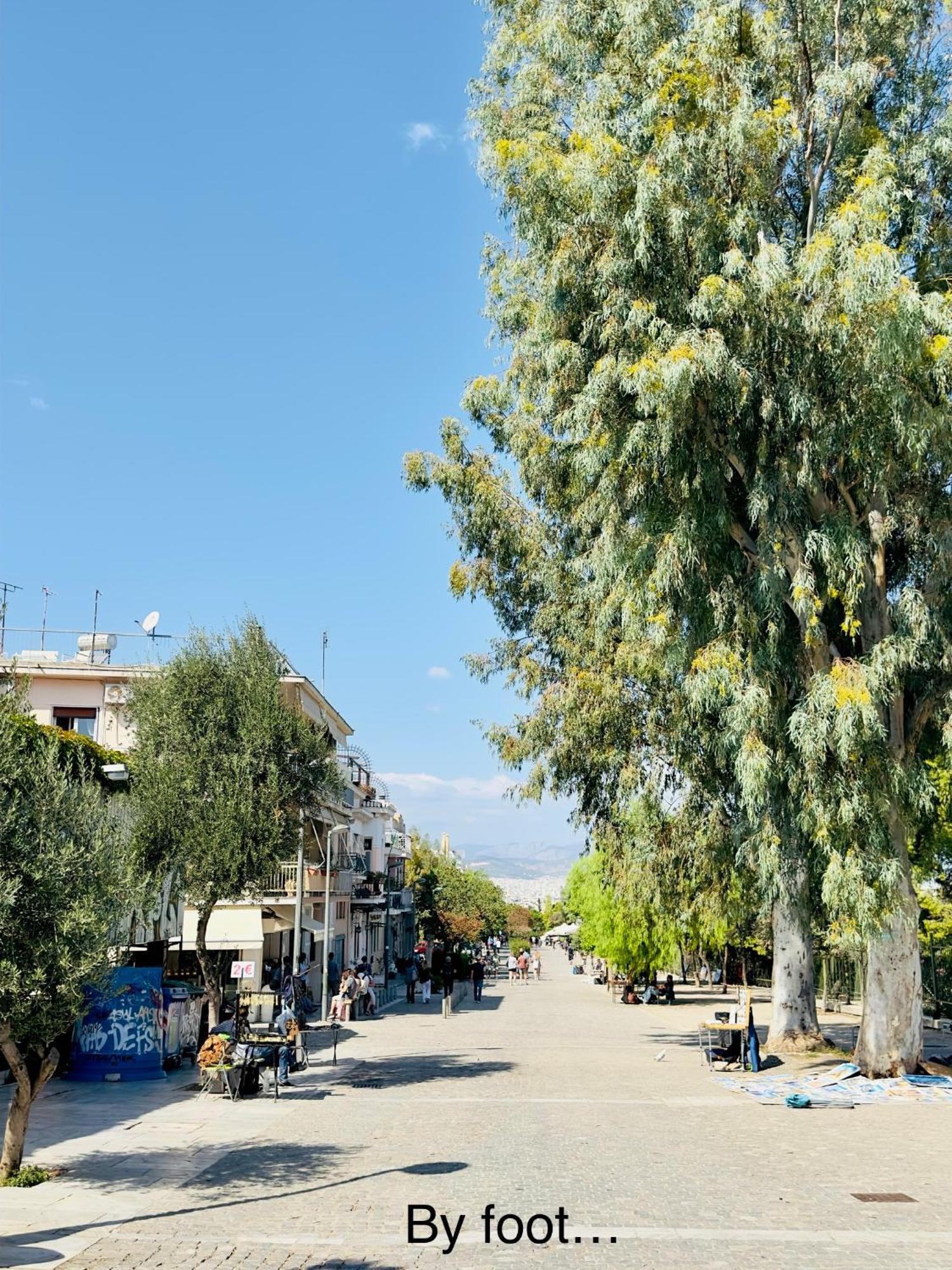 Yuna Penthouse, 100Sqm Private Rooftop Terrasse, Acropolis By Foot Athen Exterior foto