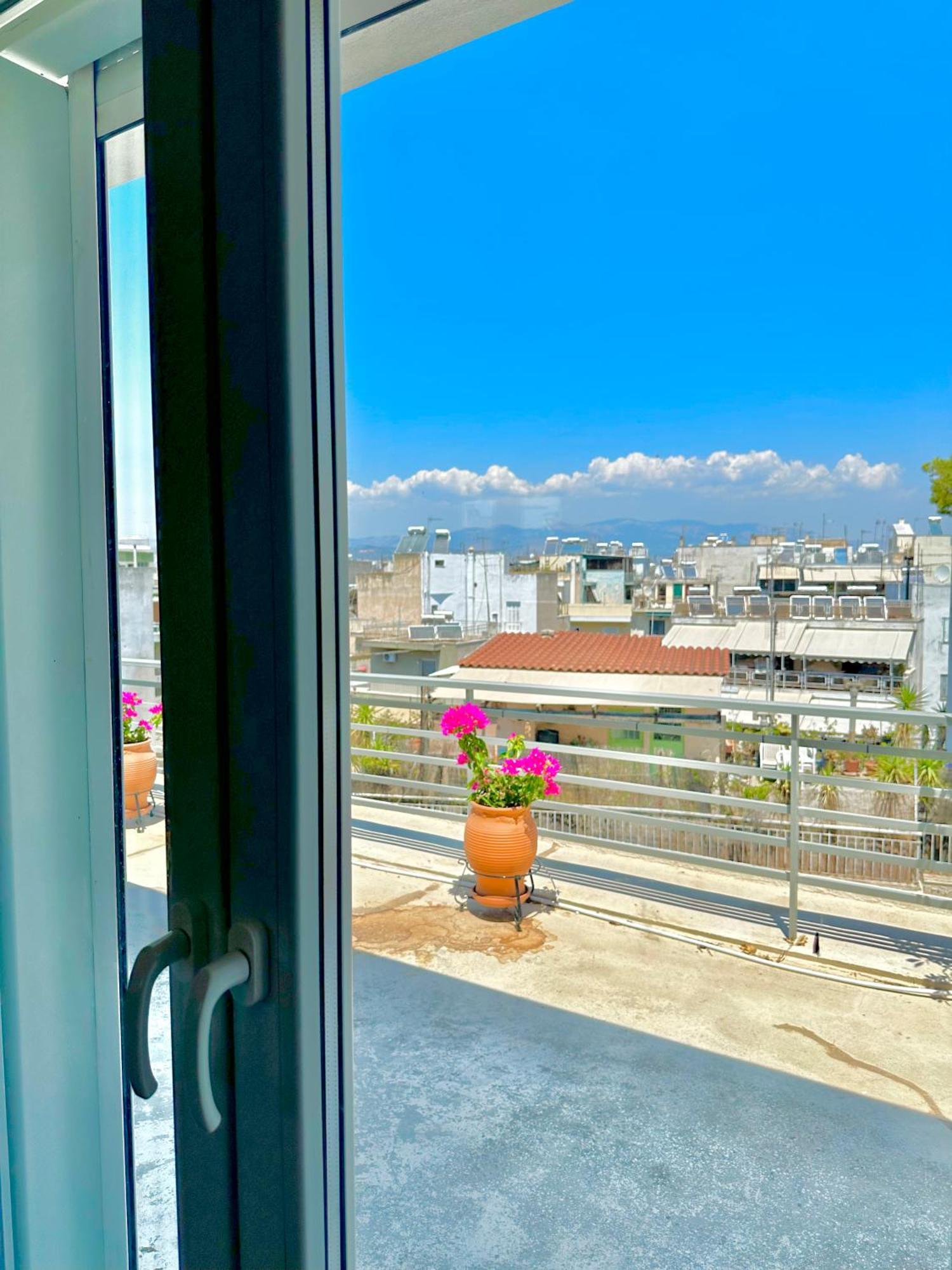 Yuna Penthouse, 100Sqm Private Rooftop Terrasse, Acropolis By Foot Athen Exterior foto